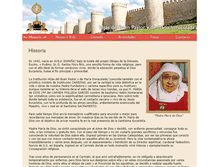 Tablet Screenshot of hbpmariainmaculada.com